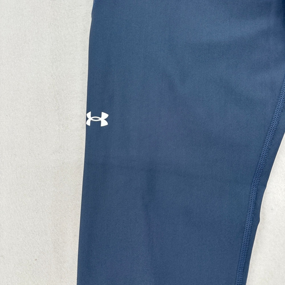 Under Armour Womens High Rise Compression Full Length Leggings Blue XL New Yoga - Picture 5 of 9